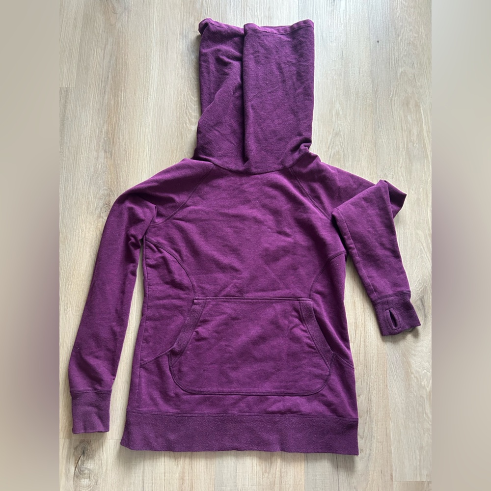 L.L. Bean Purple Cowl Neck Sweatshirt
